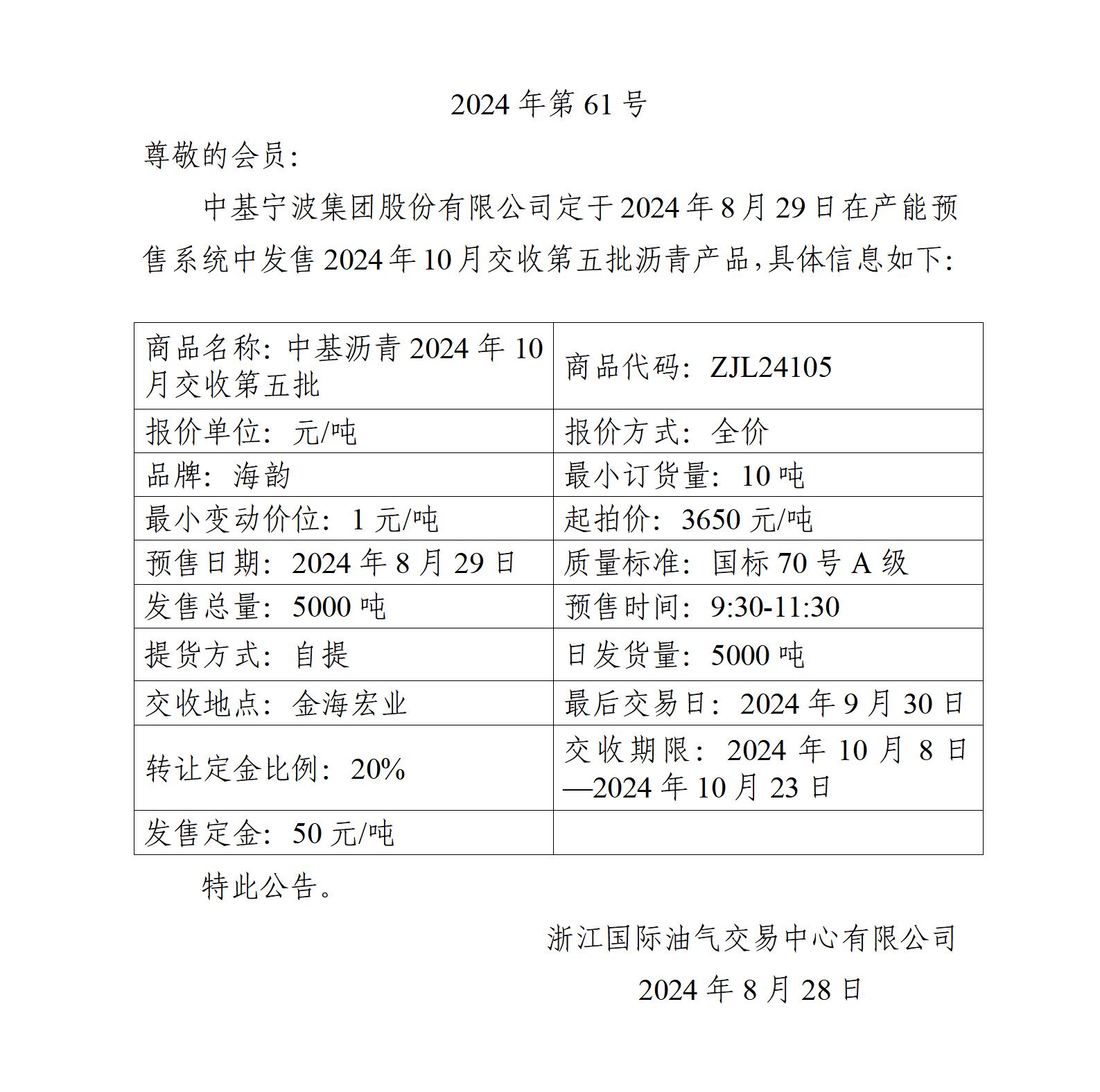 關于中基寧波集團股份有限公司預售2024年10月交收第五批瀝青產品的公告_01.jpg