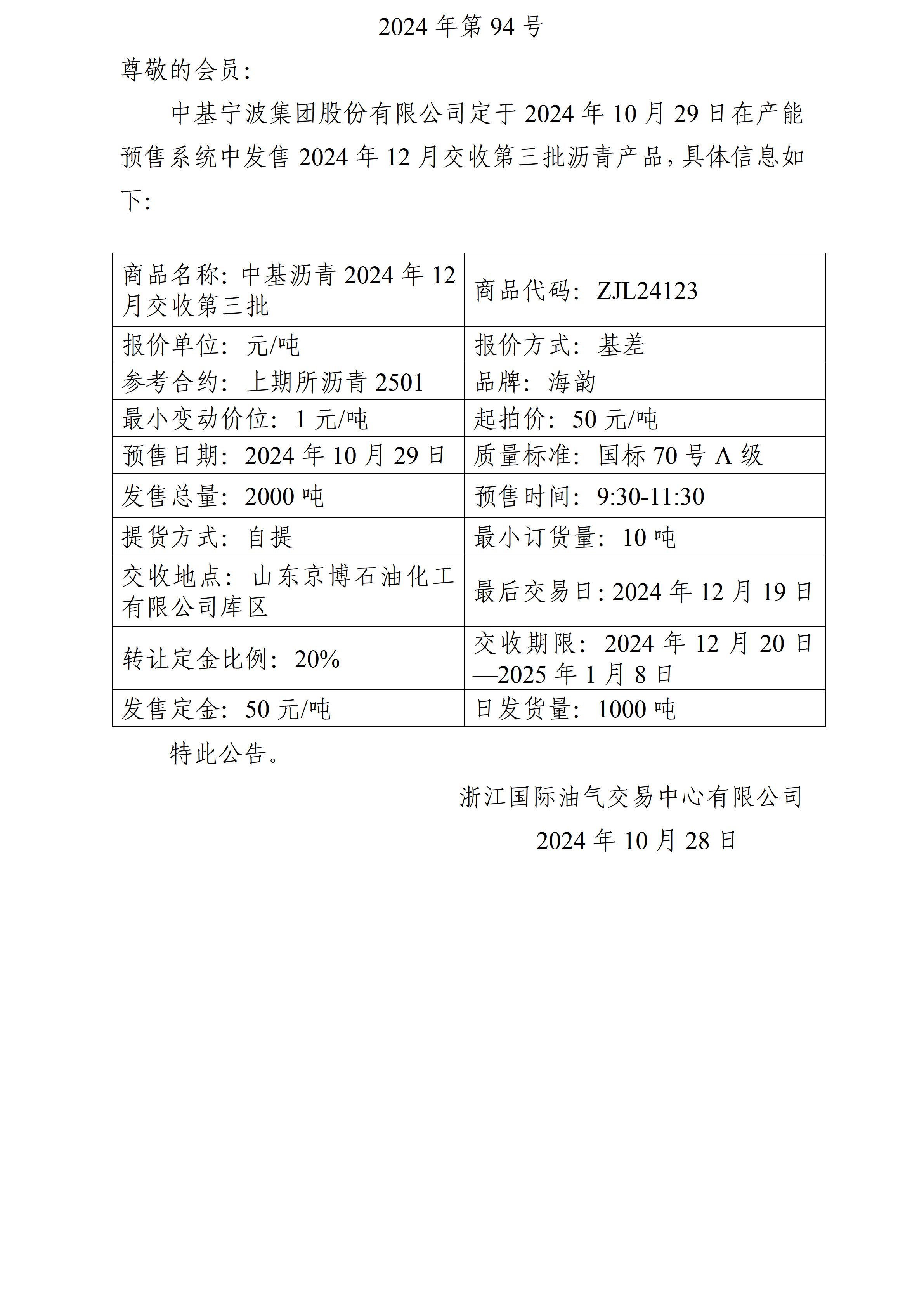 關(guān)于中基寧波集團(tuán)股份有限公司預(yù)售2024年12月交收第三批瀝青產(chǎn)品的公告_01.jpg